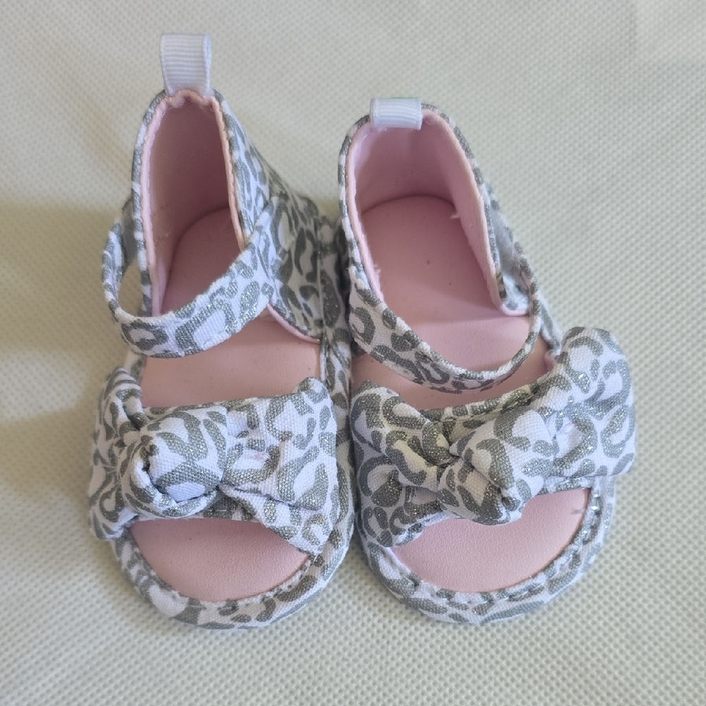 Pink and Gray Kids Sandals